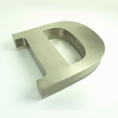 Chrome Halo Effect Letters