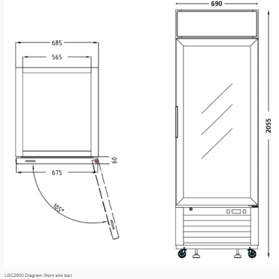 Glass Door Merchandiser