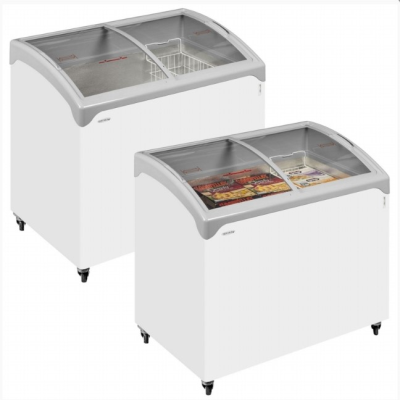 Glass Lid Chest Freezer