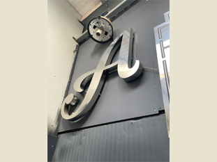 Gloss Chrome Letters
